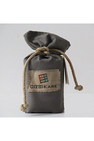 Çizgikare تصميم مفرش طاولة رمادي