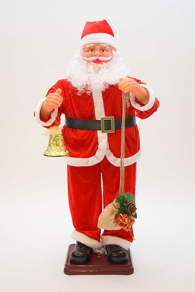 Waldern Walke New Year 120cm Movable Santa Claus Singing Big Size