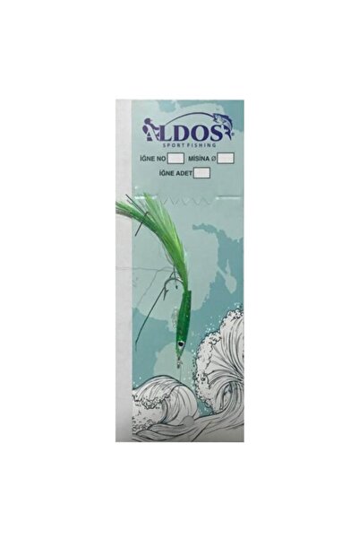 ALDOS Çapari Palamut, Levrek, Lüfer Çaparisi, 16 No Uzun Iğne Yeşil
