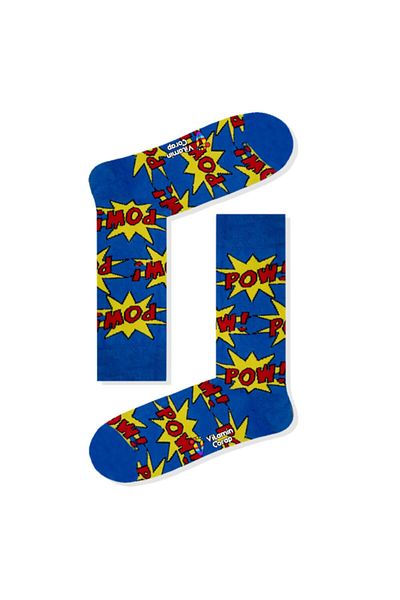 Vitamin Çorap Κάλτσες Pow Blue χρώματος