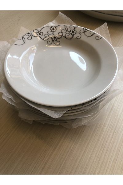 Güral Porselen Güral 19 Cm Pitting Plate Set of 6