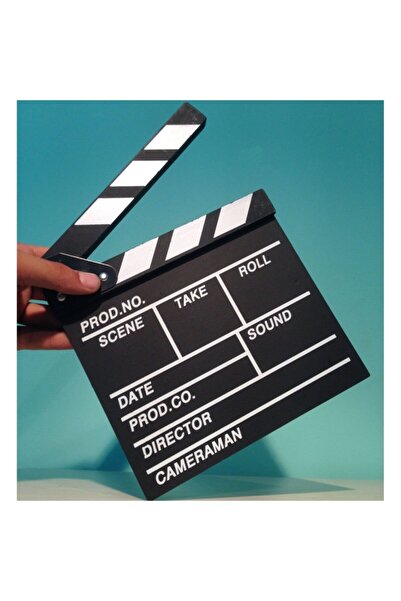 Genel Markalar Clapperboard Sinema Klaketi Dekoratif Hediyelik