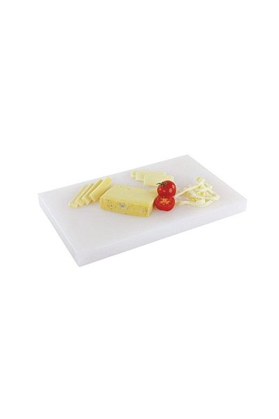 YELKAR PLASTİK White Polyethylene Cutting Board 25*40*2 cm Thickness