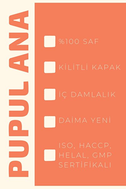 Pupul Ana %100 Saf Hint Yağı 20 Ml (soğuk Pres)