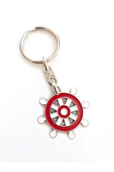 AKIN AKSESUAR HEDİYELİK Figured Rudder Keychain
