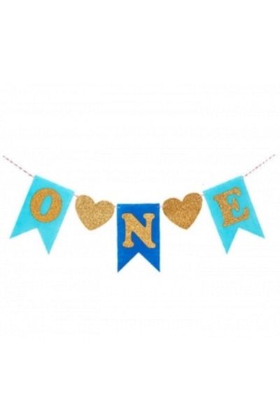 MFM Πάρτι One Eva Glitter Banner Text