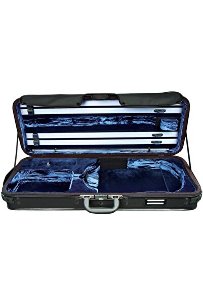 GEWA Viyola Kutu Strato Super Light Weight De Luxe 2.7kg Siyah-mavi