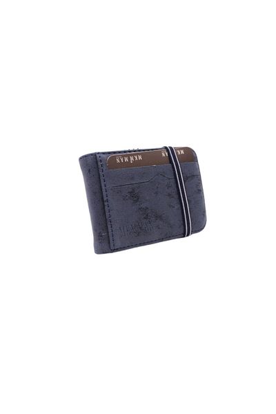 MKM MAN Nubuck Card Holder & Wallet Side Model with Elastic
