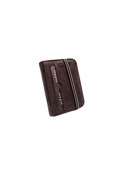MKM MAN Nubuck Card Holder & Wallet Vertical Model Elastic