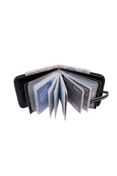 MKM MAN Nubuck Card Holder & Wallet Side Model with Elastic
