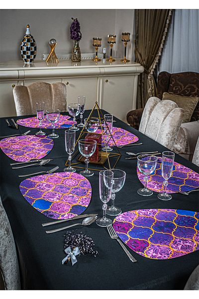 Hayveys home Set de serviciu american cu model marocan de 6 bucăți