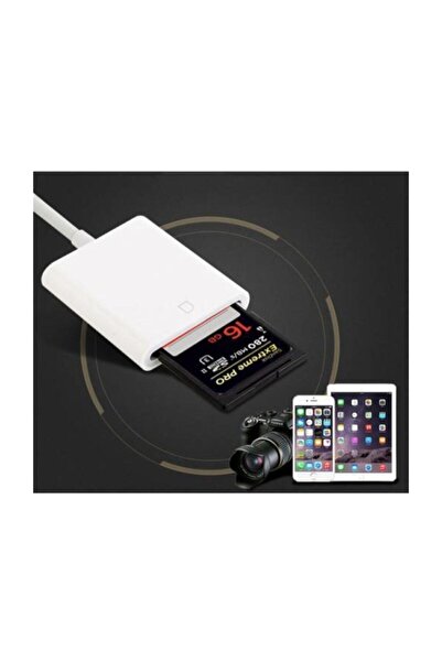 Grc Accessory Iphone Ipad Için Sd Kart Hafıza Kart Adaptörü, Lightning Hafıza...