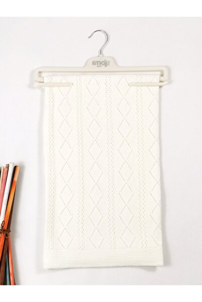 imajbebe Openwork Diamond Pattern Knitted Blanket