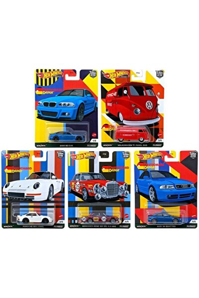 HOT WHEELS Car Culture Deutschland Design 5'li Set 1:64