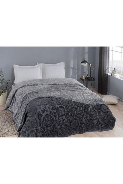 Özdilek Silver Single Blanket Gray 155x215
