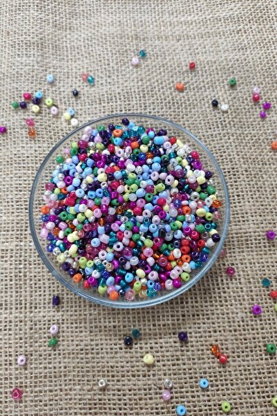 platin hediyelik 100 грам змішаного кольору скло 4 мм піщані намистини