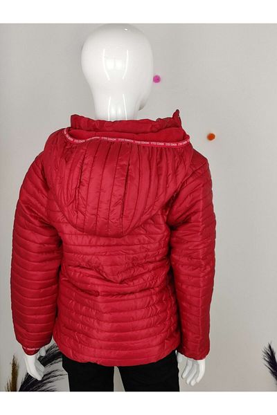 Midimod Gold Unisex 6-19 Years Lightweight Sleeves Elastic Inside Fleece Front Two Pockets Hooded Winter Coat