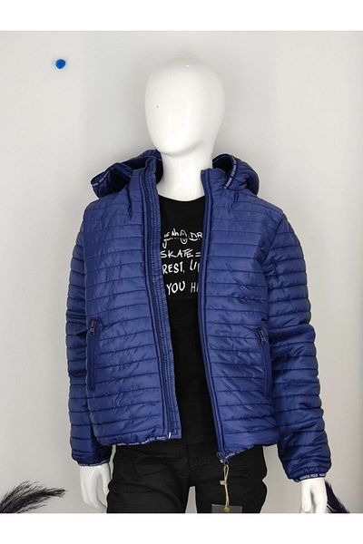 Midimod Gold Maneci unisex 6-19 ani, cu mâneci ușoare, elastic în interior, fleece față, două buzunare, haină de iarnă cu glugă