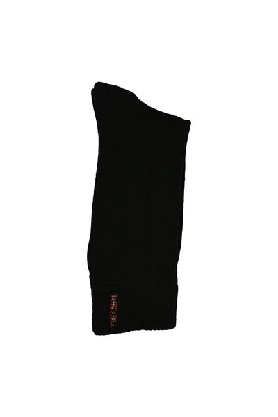 Doliche 2-Piece Patented Silver Thread Men's Thermal Bamboo Black Socks