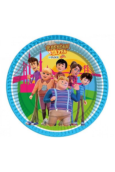 NEWOTO Plate Rafadan Tayfa Licensed 23 cm Pk:8