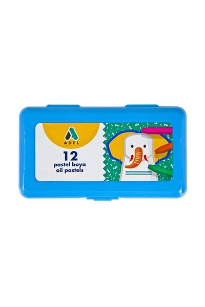 Adel Crayon 12 Colors PP Box Blue