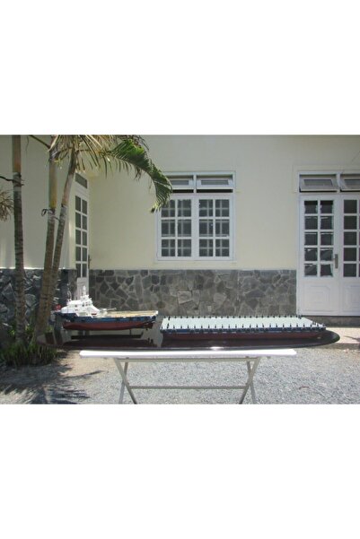 Misiny -barge + Tug Boat (a Set) Gemi Maketi