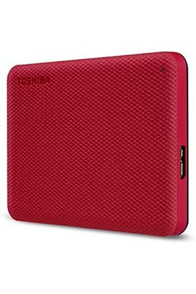 Toshiba Canvio Advance Hdtca10Er3Aa 1 Tb 2.5" USB 3.2 Gen 1 Red Portable Hard Disk