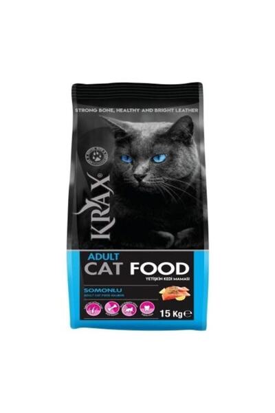 Krax Somonlu Yetişkin Kedi Maması 15 Kg