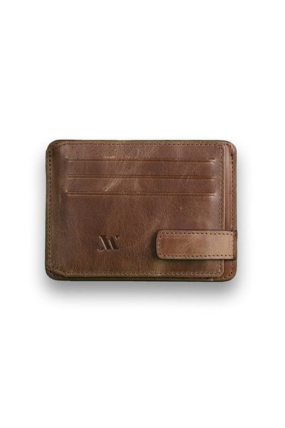 My Valice Men's Genuine Leather Wallet and Card Holder 1803 Brown
