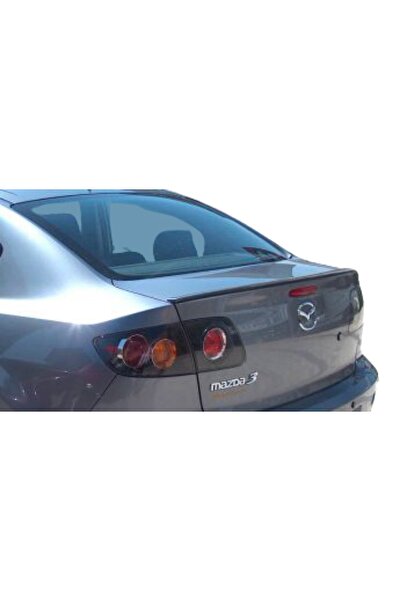 Genel Markalar Mazda 3 Bagaj Üstü Spoiler Piano Black Uyumlu