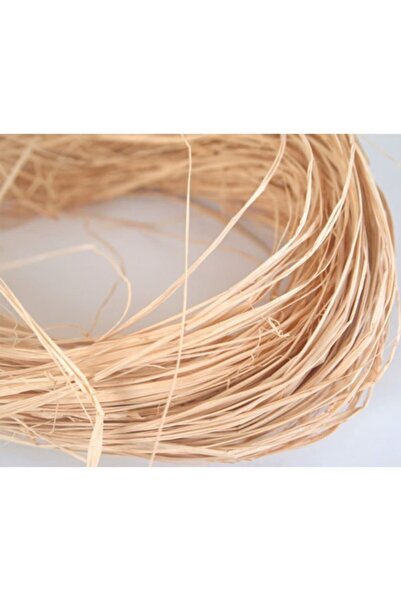 ACY STORE Doğal Rafya 200 gram Saman Ipi, Natural Muz Lifi Rafya Süsleme Malzemesi