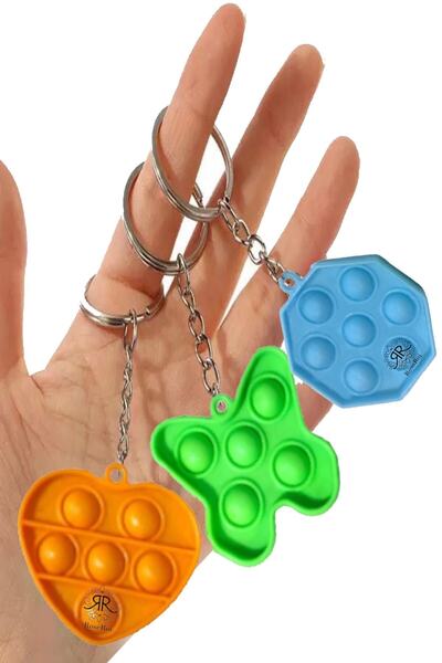 Hyd 3 Adet Oyuncak Popit Anahtarlık Doğum Günü Karne Hediyesi