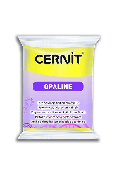 Cernit Opaline Polymer Clay 56 gr 717 Primary Yellow