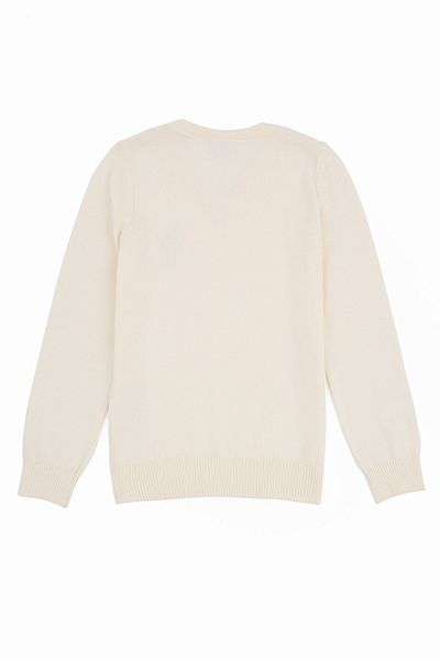 U.S. Polo Assn. White Girl's Sweater