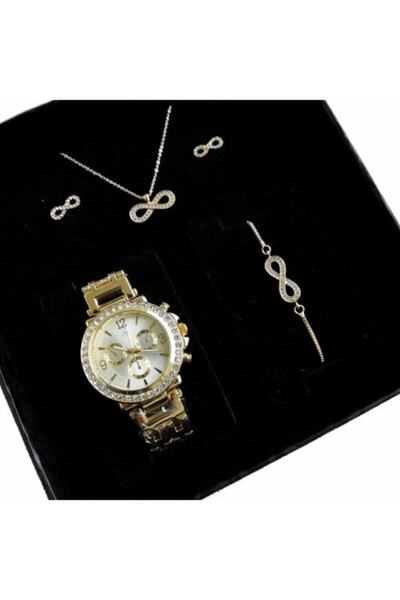 serbestmoda Kadın Kol Saatleri Sevgiliye Hediye Takı Seti Sevgililer Günü Hed...