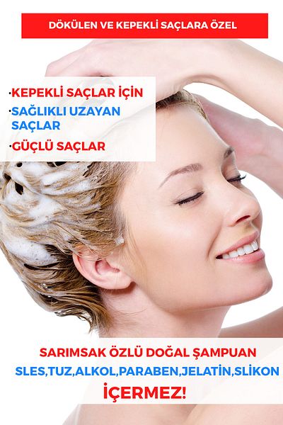Phytoflora Salt-Free, Special Garlic Extract Herbal Shampoo for Oily, Shedding and Dandruffed Hair