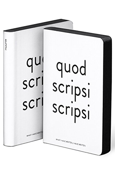 NUUNA Gray Dotted Notebook Quod Scrip Scrip (A6 Premium Paper - 176 Pages)