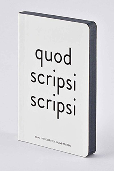 NUUNA Gray Dotted Notebook Quod Scrip Scrip (A6 Premium Paper - 176 Pages)