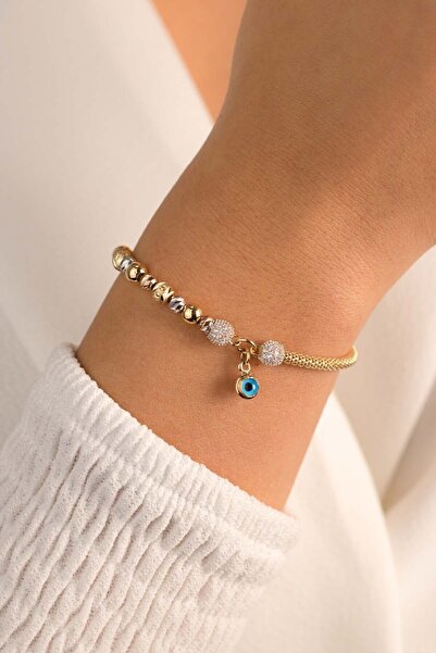 YAVUZ KUYUMCULUK 14 Ayar Altın Dorika Toplu Kalze Bileklik