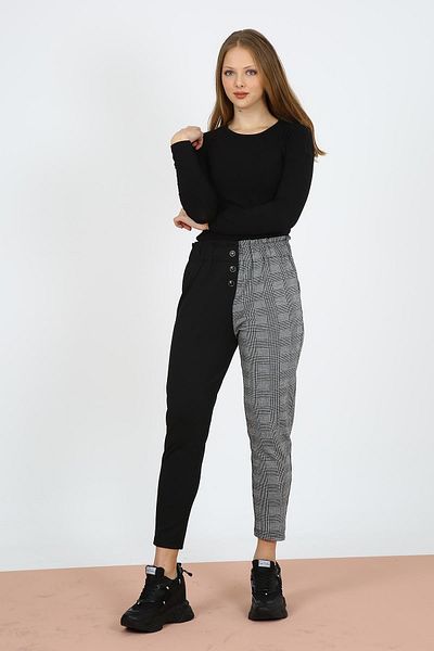 ALEXANDERGARDI Double Colored Elastic Waist Trousers