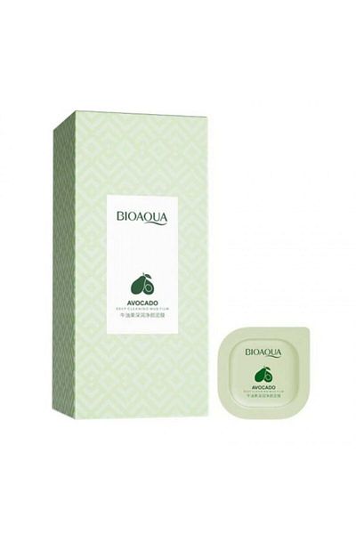 Bioaqua Avocado Deep Cleaning Purifying Mud Film Masks Set of 8 7.5 Gr X 8 Pieces