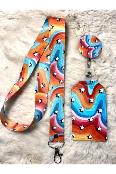 Hediyebum Set de yoyo și suport pentru carduri colorate Starry Beaches