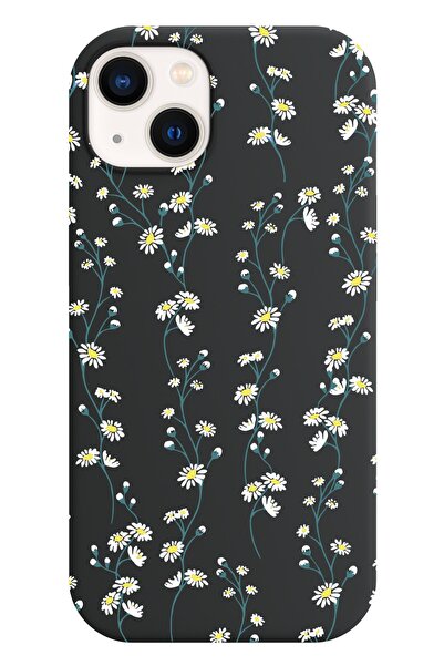 shoptocase Iphone 13 Lansman Papatya Sarmaşığı Desenli Telefon Kılıfı