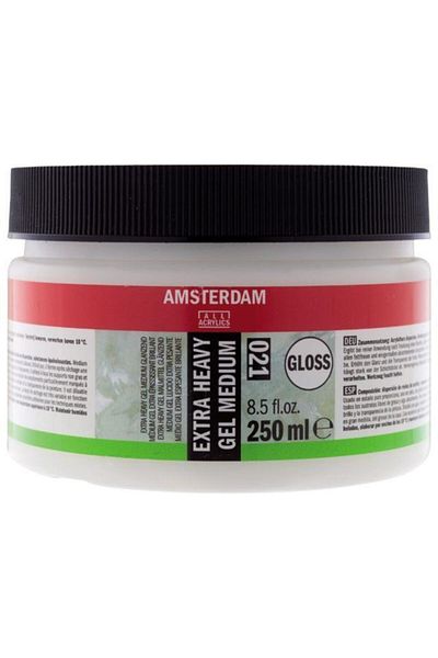 Talens Amsterdam Extra Heavy Gel Medium Gloss 021 Extra Strong Gel Medium Gloss 250 ml