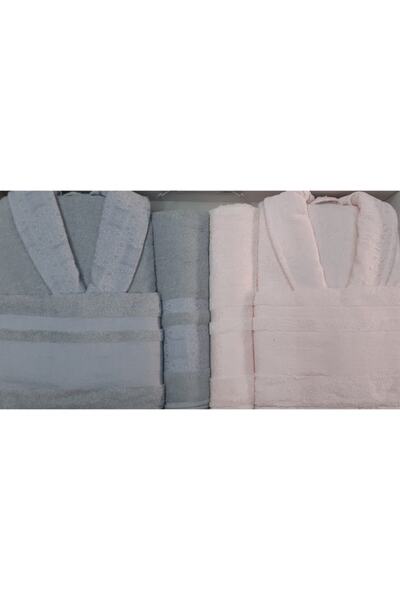 Kristal Yeni Sezon Comfort Aile Seti - Açık Pudra / Gri