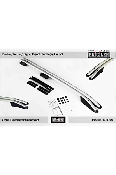 EKİCİLER Fiat Fiorino Tavan Çıtası Port Bagaj Eloksal Orjinal 2007 Sonrası