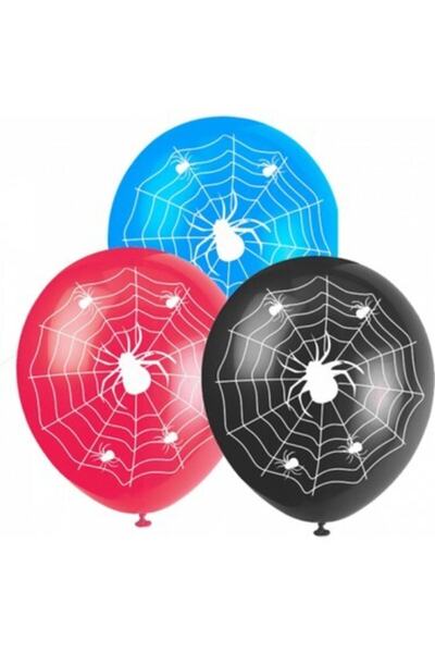 Dipak Örümcek Adam ( Spider-man) Baskılı Karışık Latex Balon 5 Adet