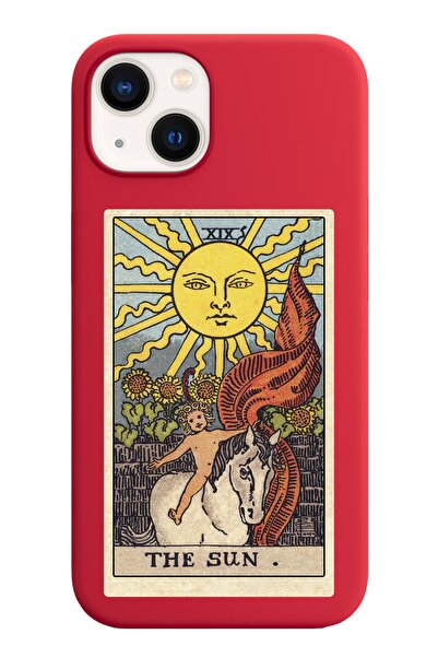 shoptocase Iphone 13 Lansman The Sun Desenli Telefon Kılıfı