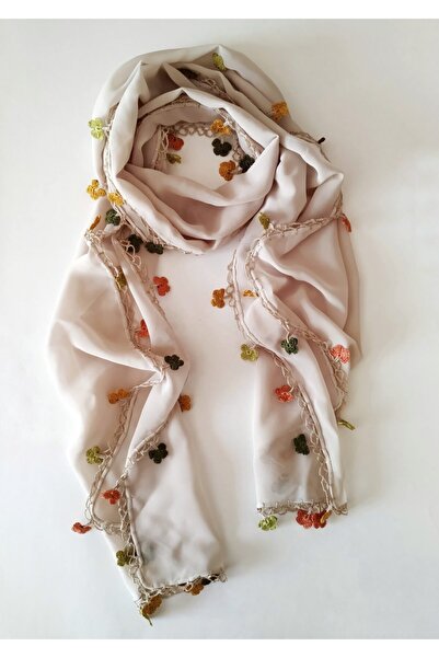 Halley Concept وشاح شيفون مطرز