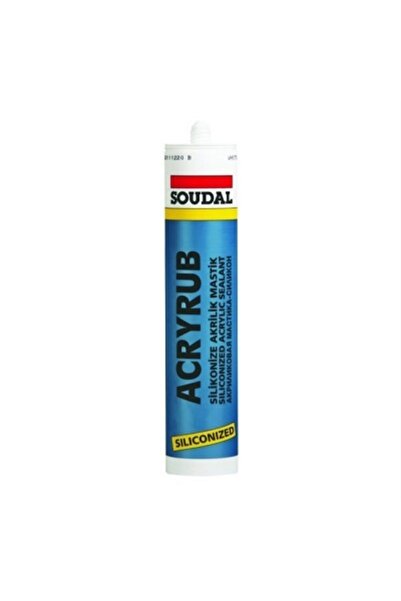 Genel Markalar Acryrub Silikonize Mastik 500 gr Siyah